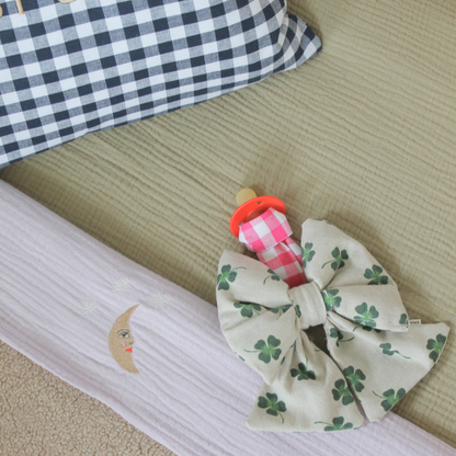 FITTED SHEET COT  | MORNING MOSS