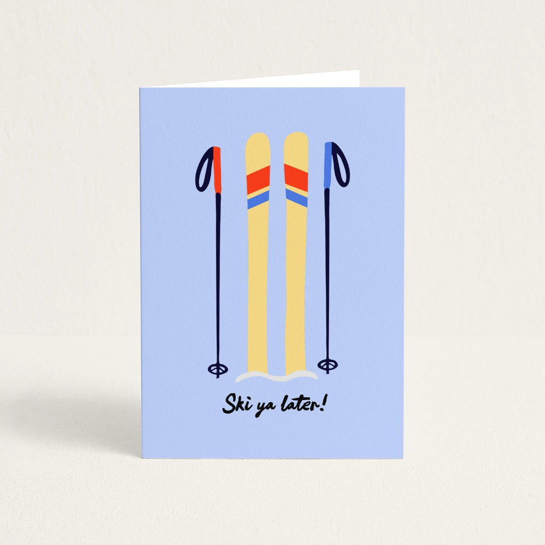 POST CARD | SKI YA LATER