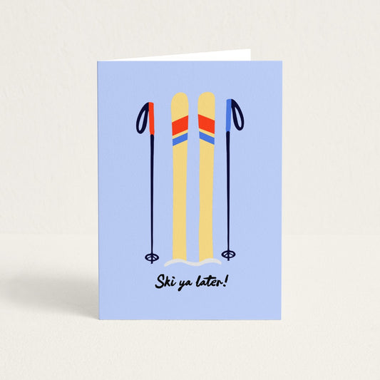 POST CARD | SKI YA LATER