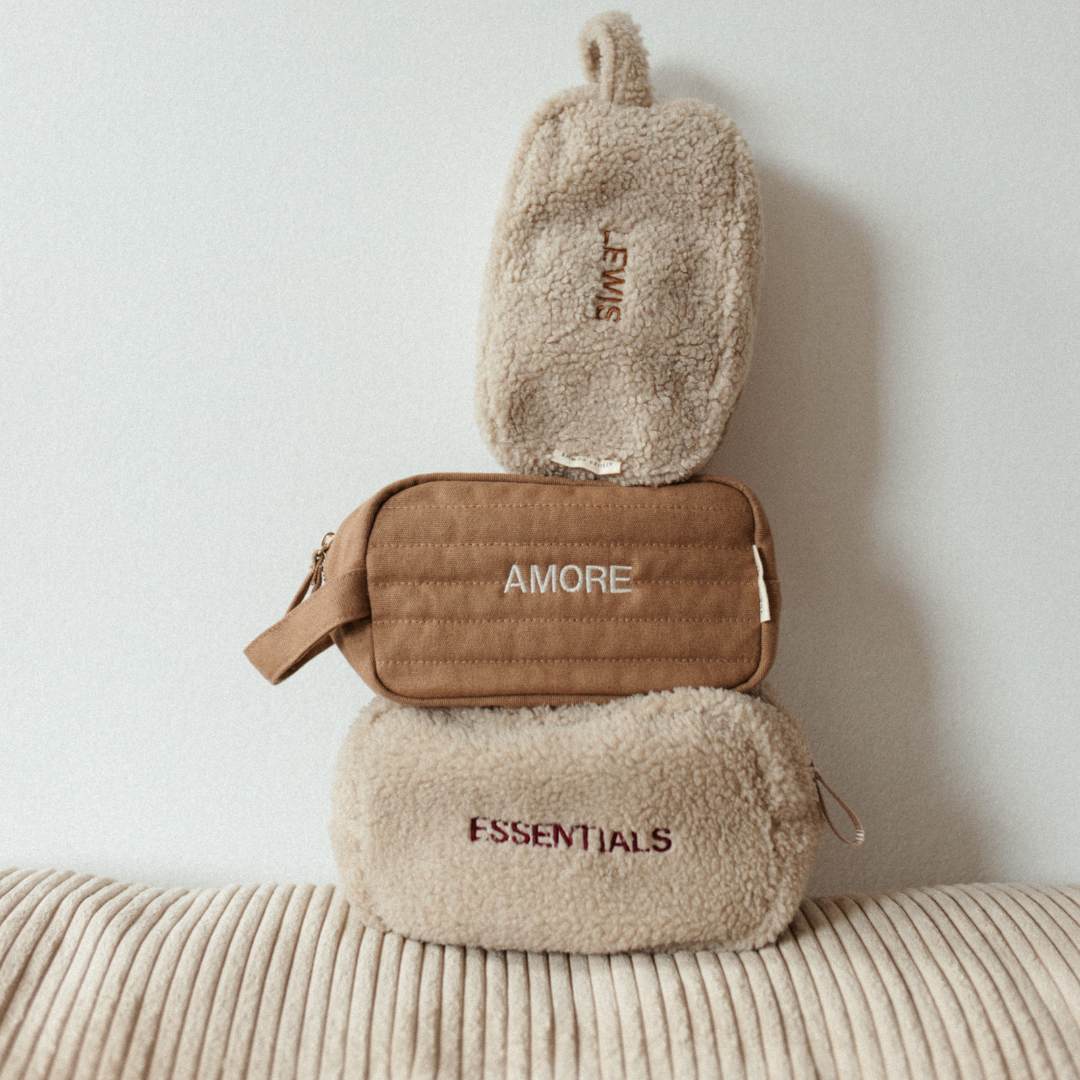 BABY ESSENTIALS POUCH - TEDDY