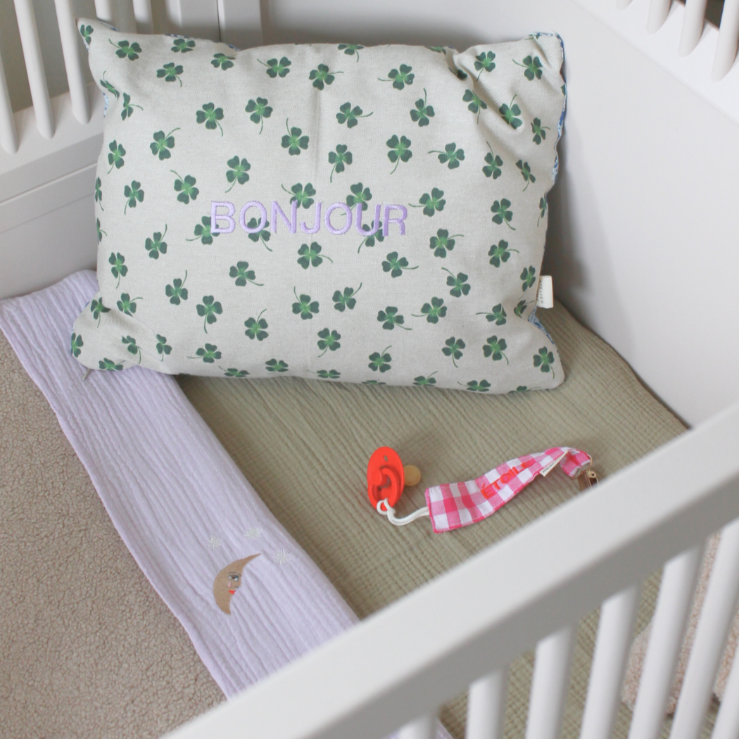 FITTED SHEET COT  | MORNING MOSS