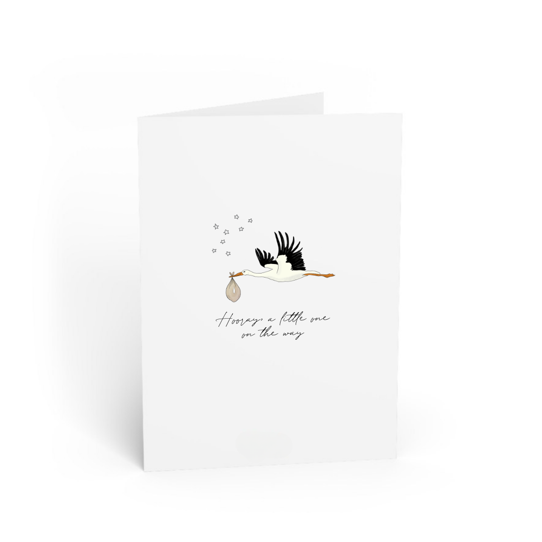 POST CARD | HOORAY, A LITTLE ONE ON THE WAY