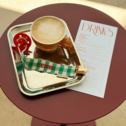 PACIFIER CORD CHECKED | EASY EMERALD