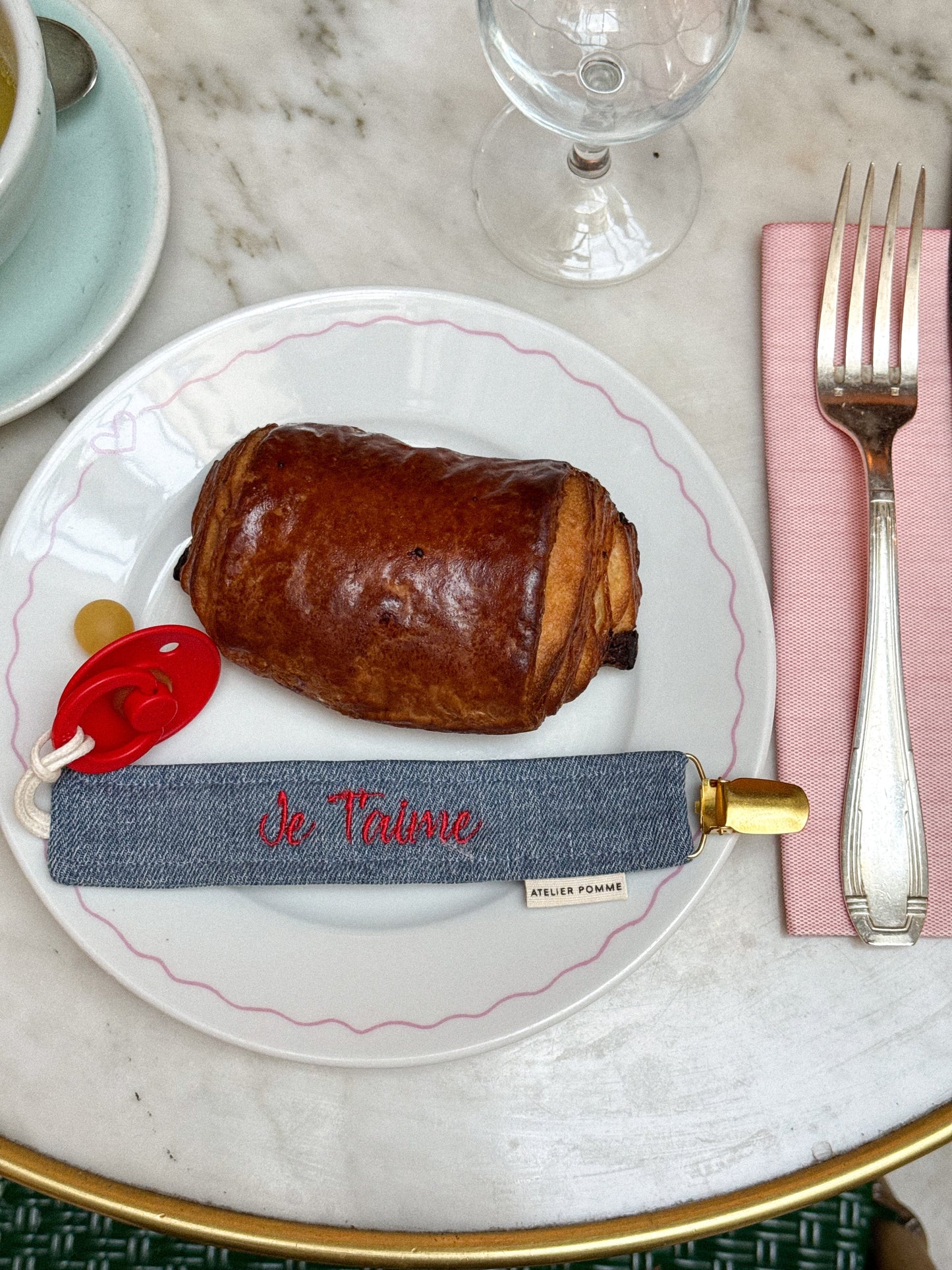 PACIFIER CORD | DENIM