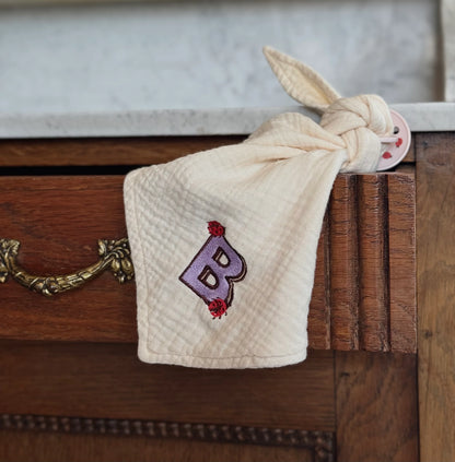 PACIFIER CLOTH CUDDLE | COSY WHITE