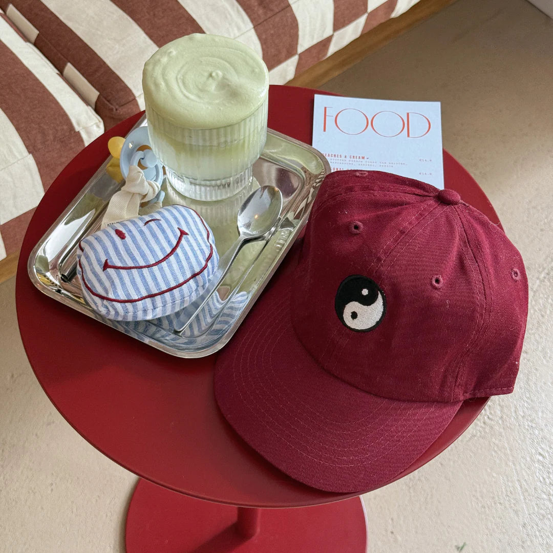 KIDS CAP | BURGUNDY BOO