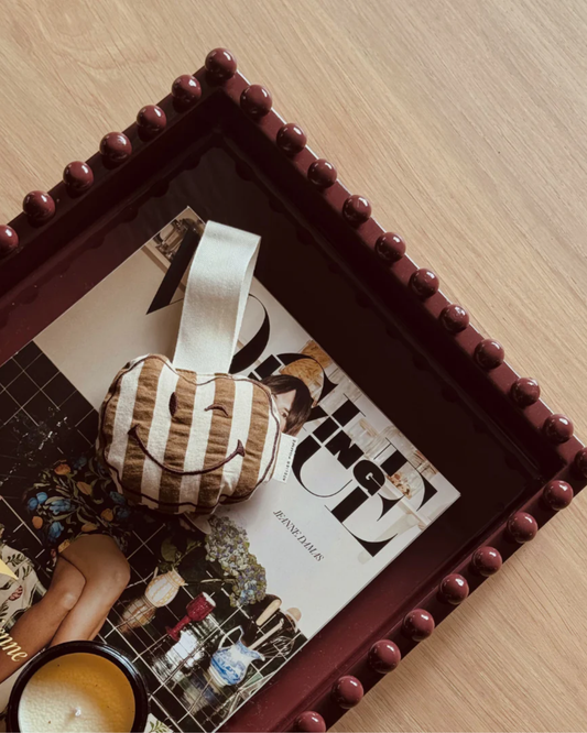 PACIFIER CLOTH POMME | LA RAYURE