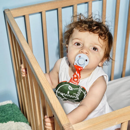 PACIFIER CLOTH POMME | BANDANA MORNING MOSS