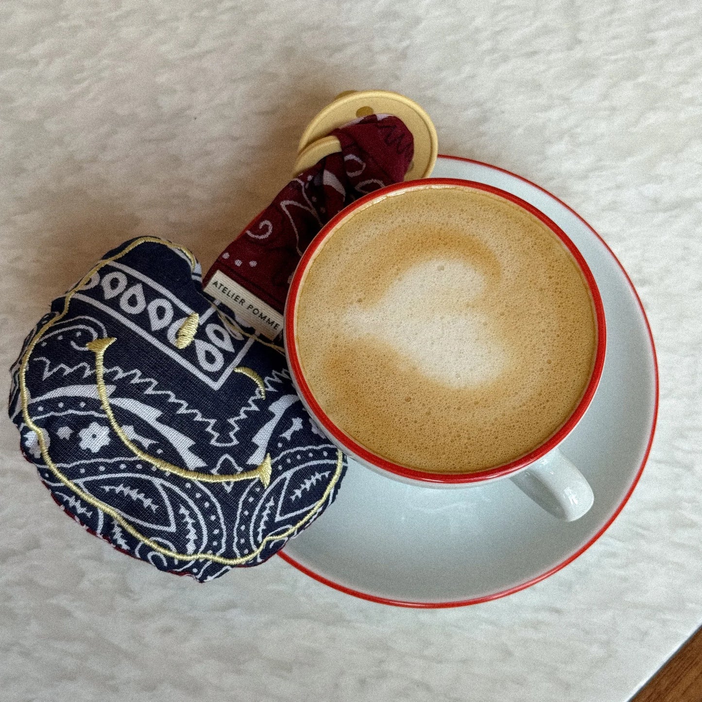 PACIFIER CLOTH POMME | BANDANA Mr. MARINE