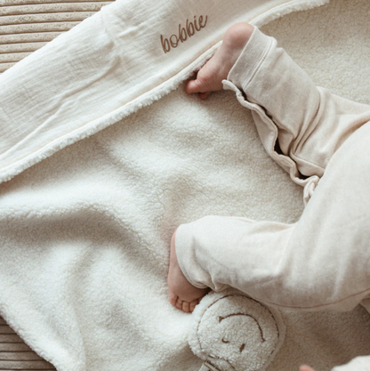 TEDDY BLANKET SNOWY |  COT