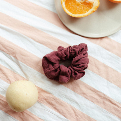 OVERSIZED SCRUNCHIE MUSLIN COTTON