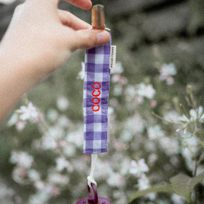 PACIFIER CORD CHECKED | PURPLE RAIN