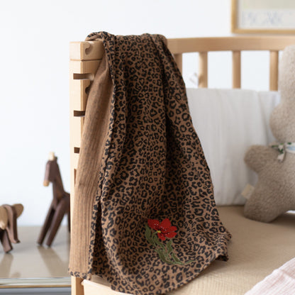 FLAT SHEET CRIB | LEOPARD