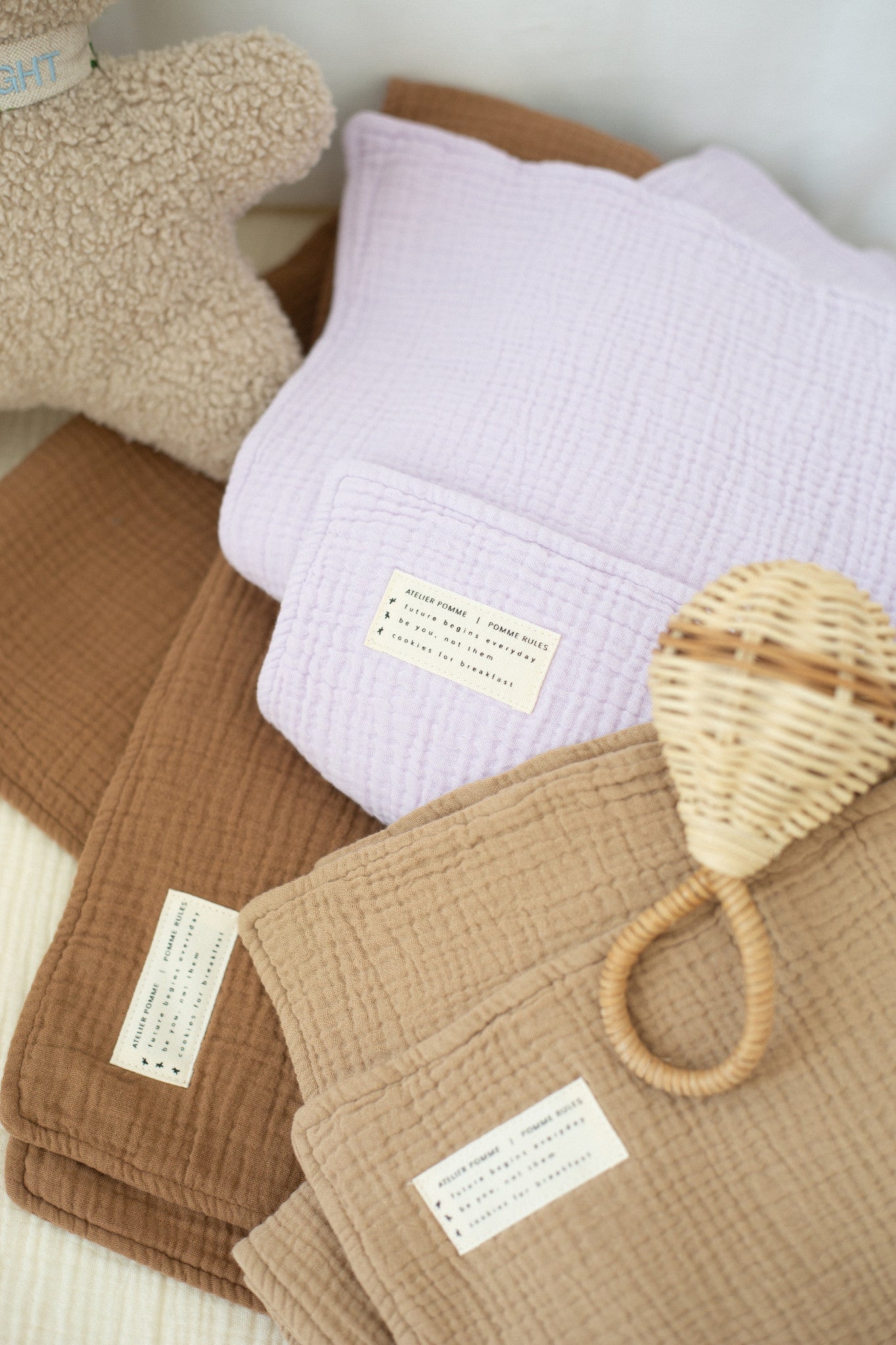 MUSLIN BLANKET LUCKY LILA | COT