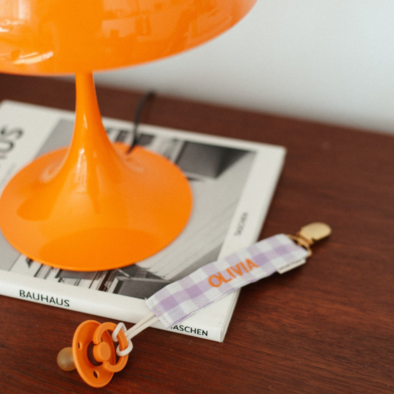 PACIFIER CORD CHECKED | LUCKY LILA