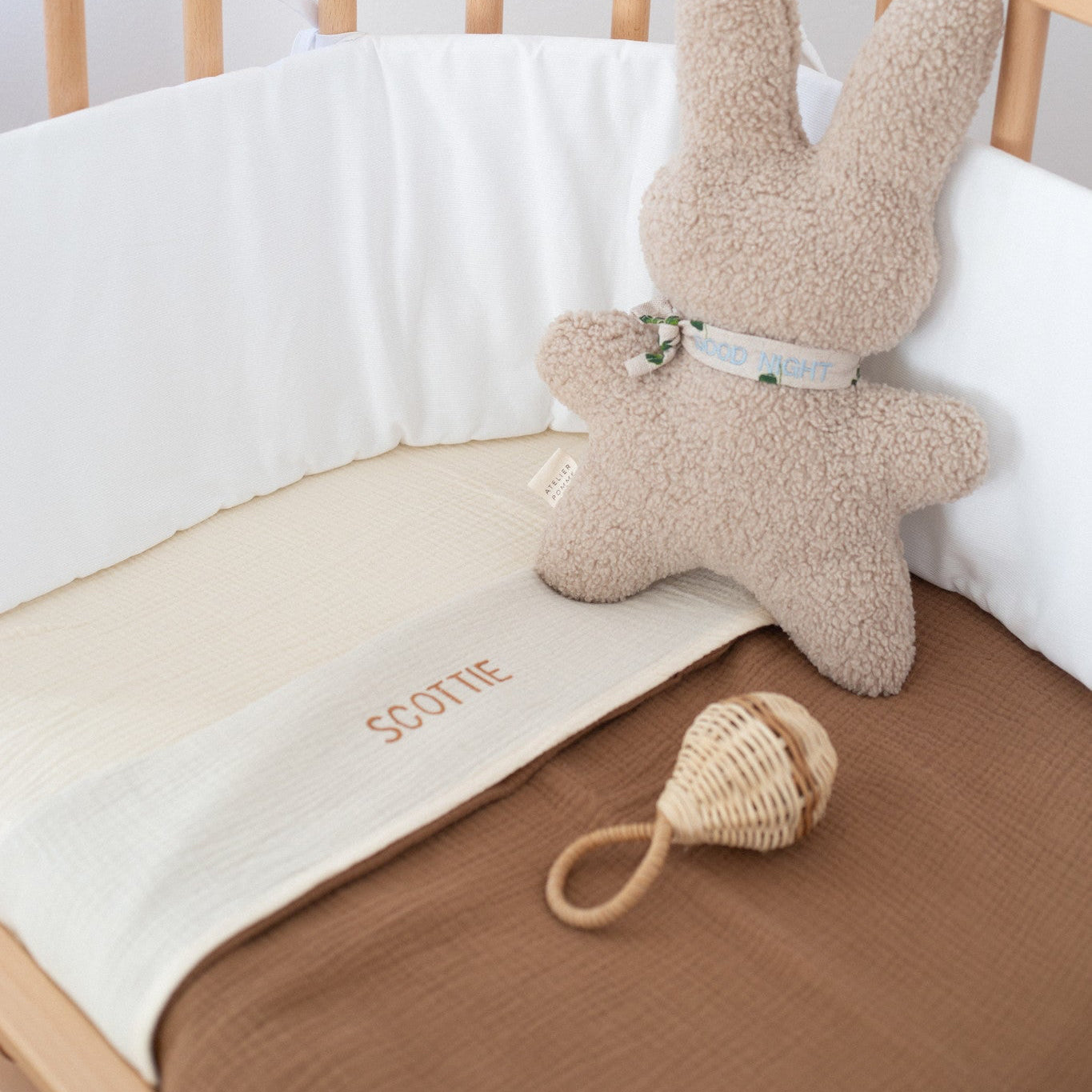 MUSLIN BLANKET BETTER BROWNIE | CRIB