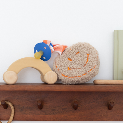 PACIFIER CLOTH POMME TEDDY | OOPSY ORANGE