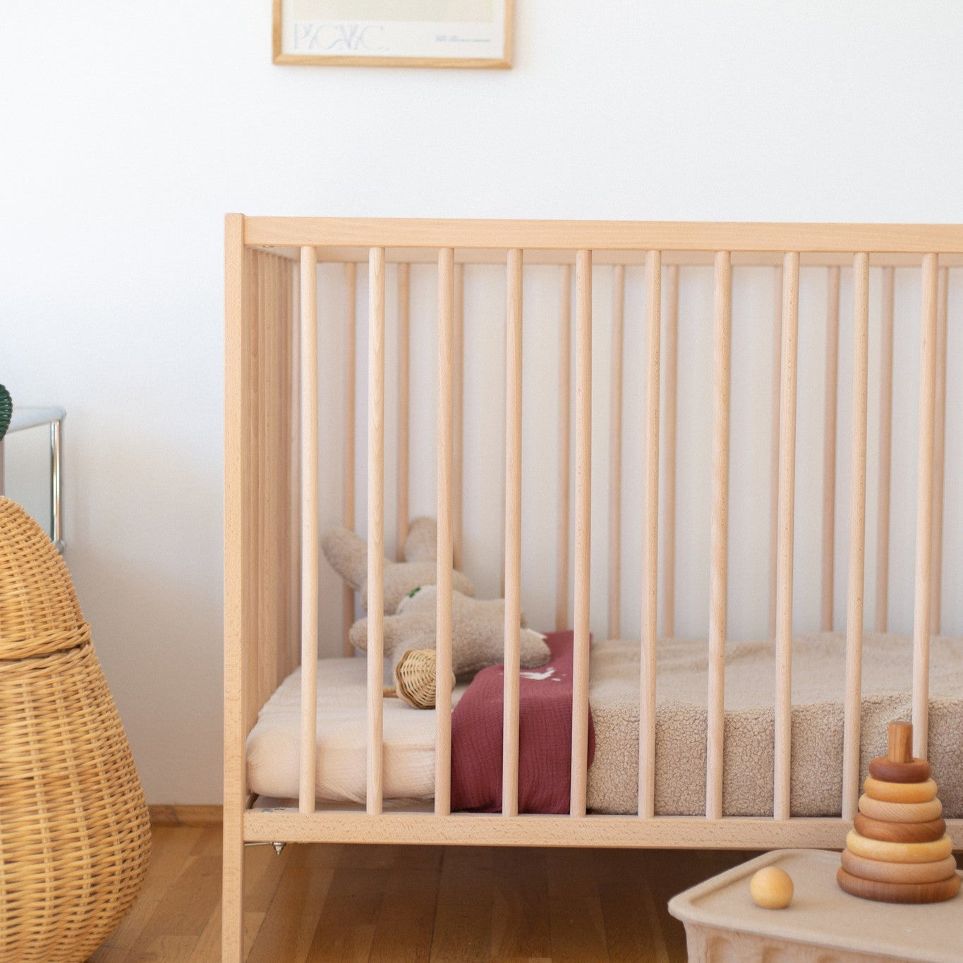 FLAT SHEET COT | BURGUNDY BOO