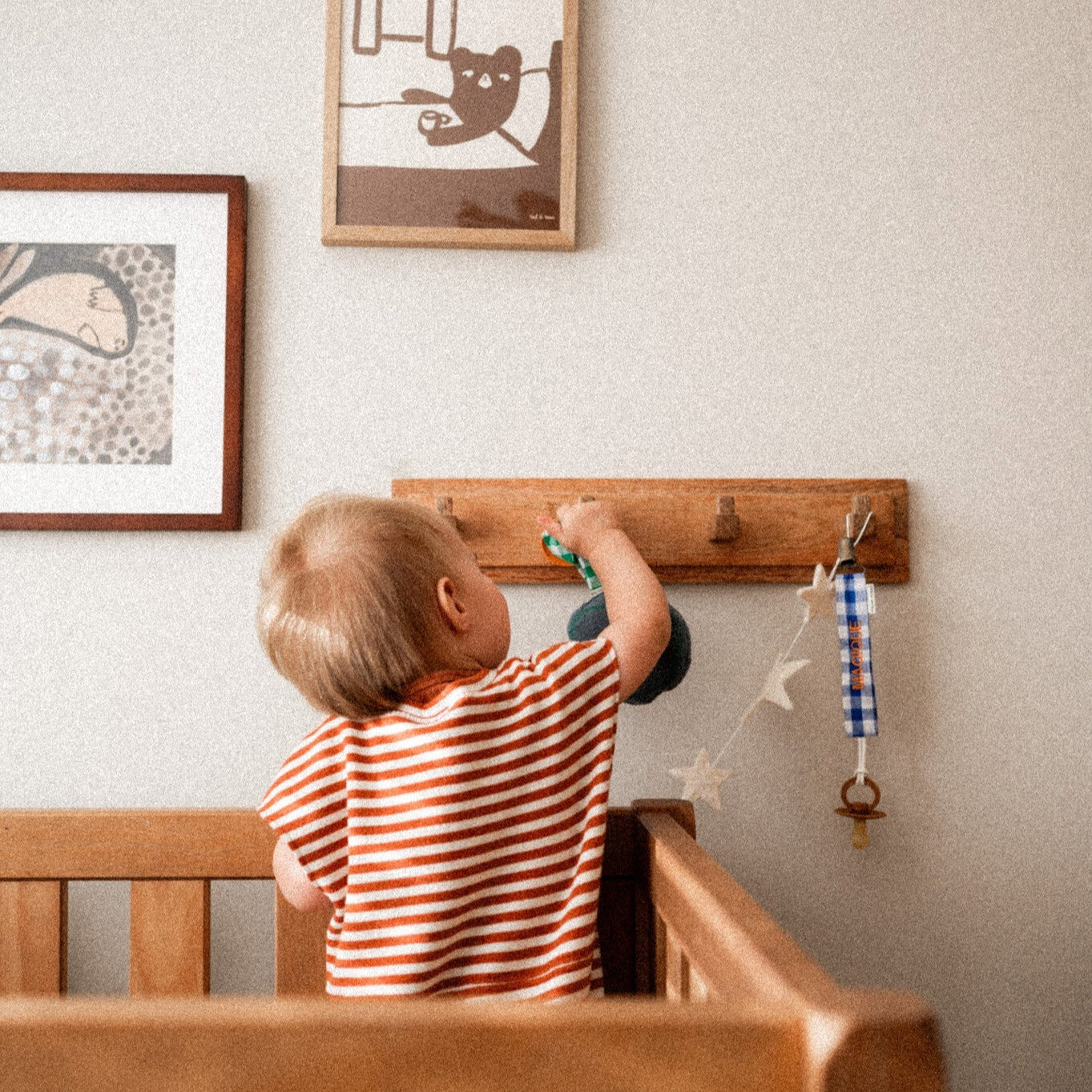 PACIFIER CLOTH POMME | MISTY BLUE