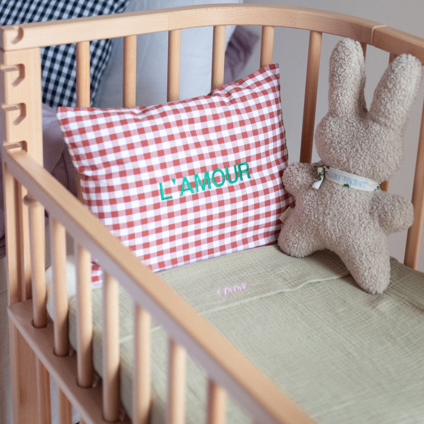 FLAT SHEET CRIB | MORNING MOSS