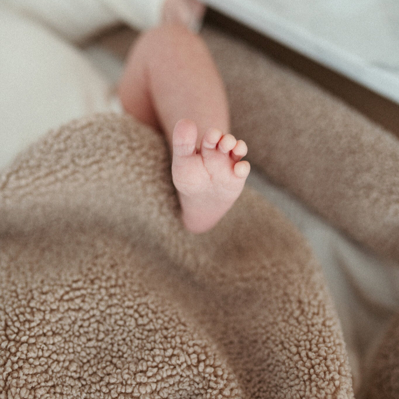 TEDDY HOODED BLANKET | BONJOUR BEIGE