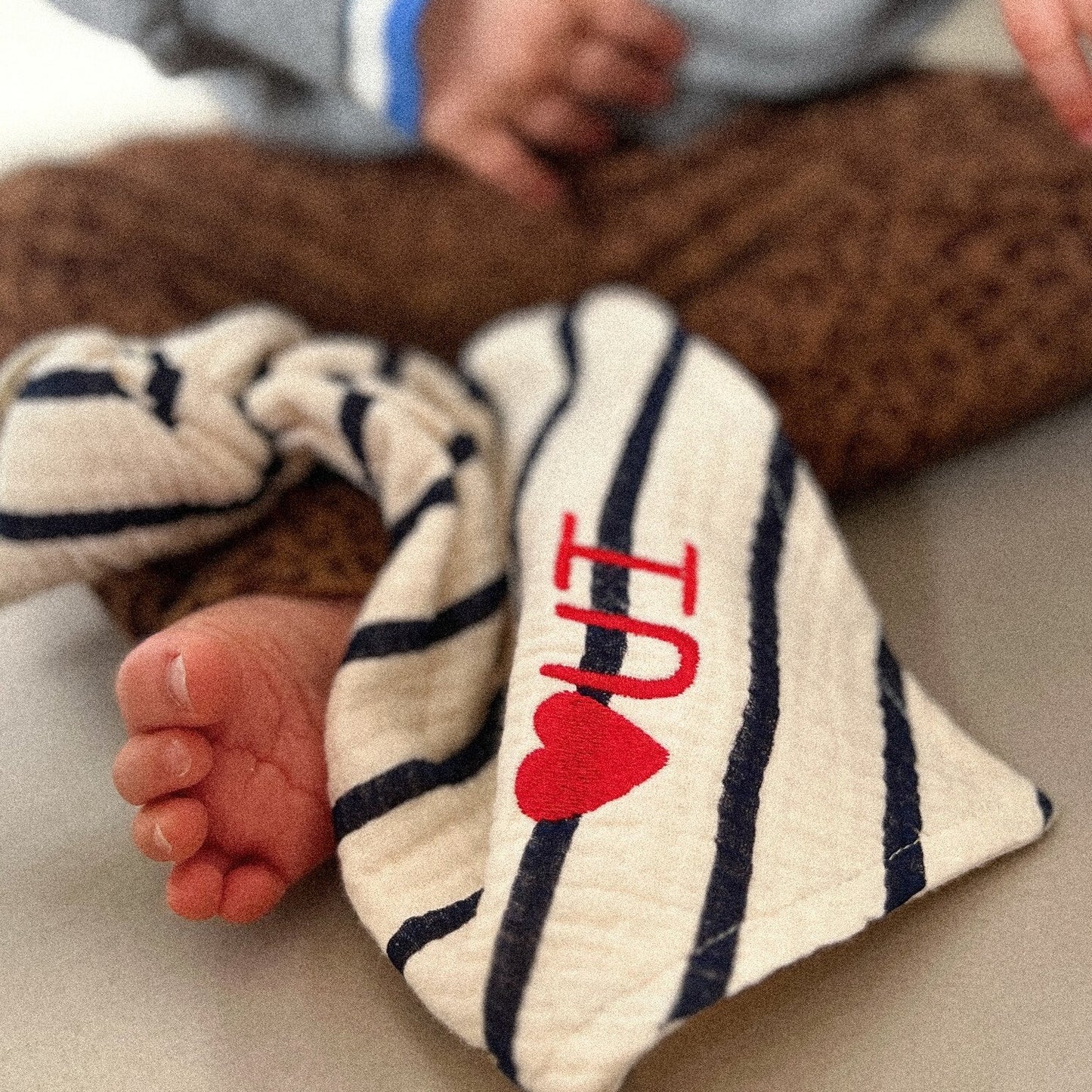 PACIFIER CLOTH CUDDLE | THE BRETON STRIPE