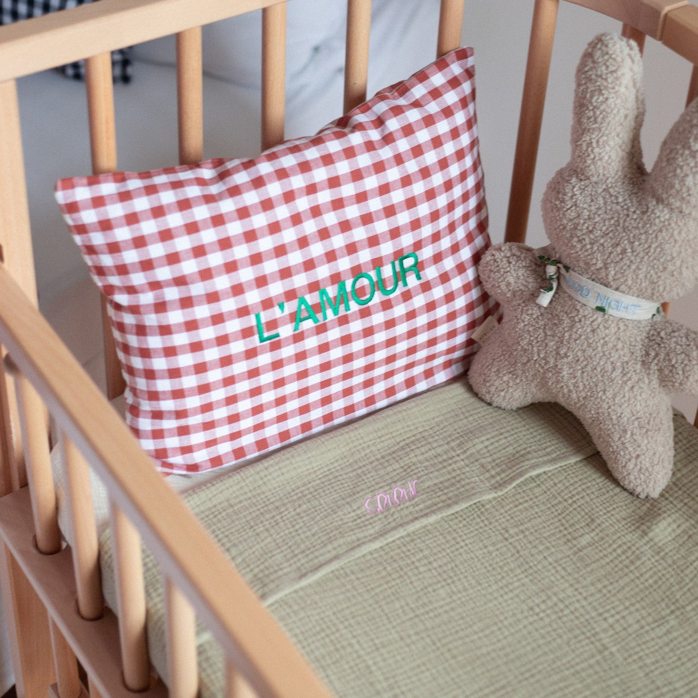 FLAT SHEET CRIB | MORNING MOSS