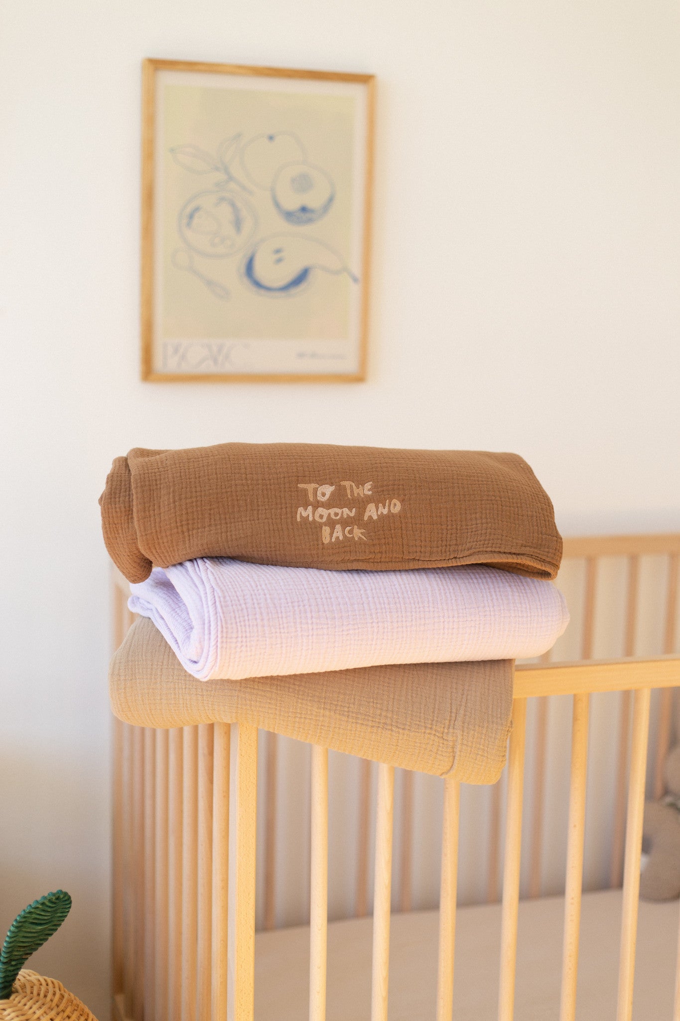 MUSLIN BLANKET BETTER BROWNIE | COT