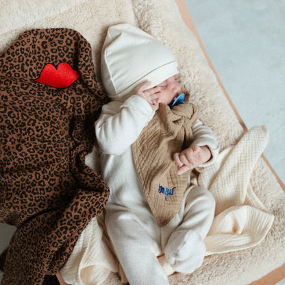 PACIFIER CLOTH CUDDLE | FINE BROWN