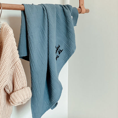 HUGE TOWEL | MISTY BLUE