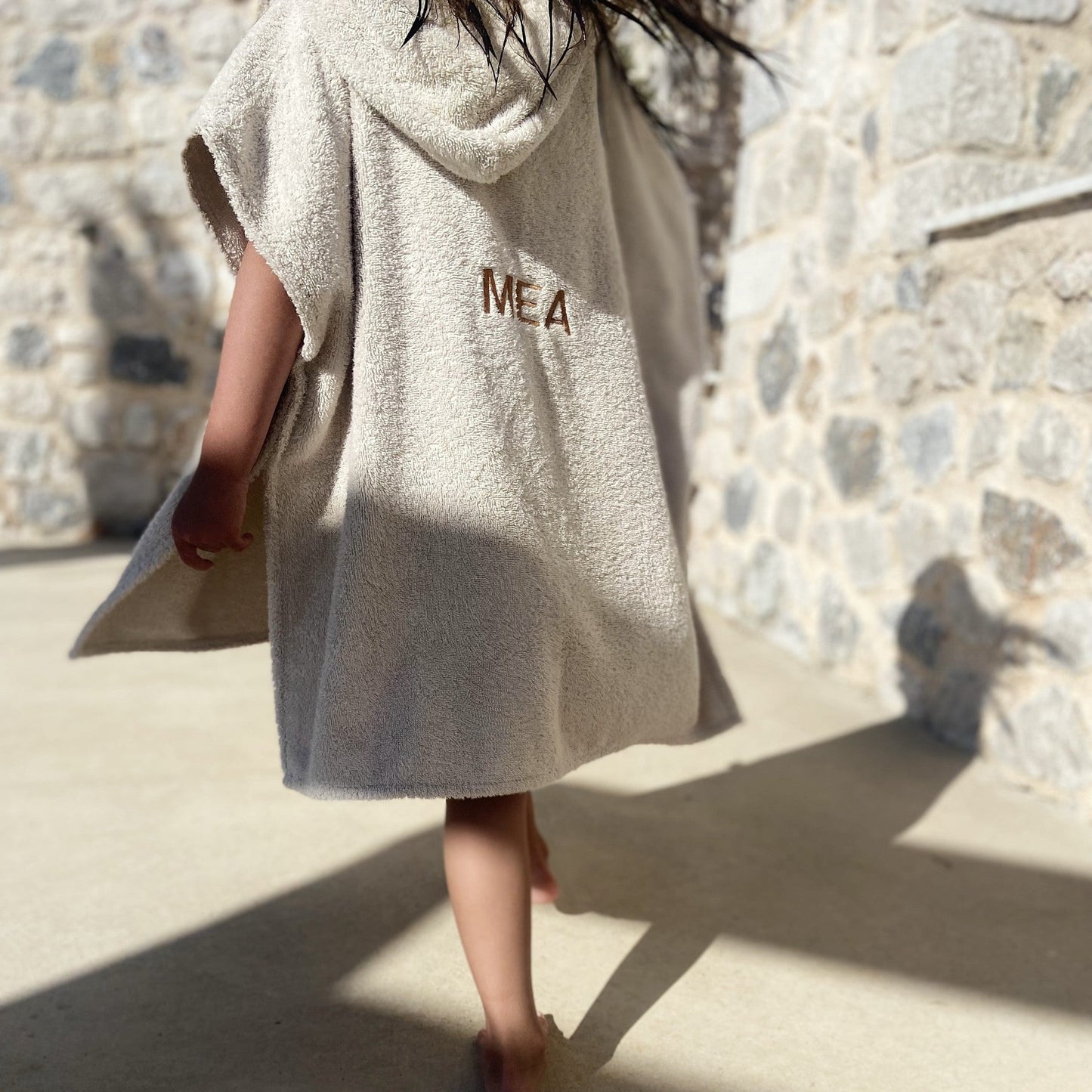 BUBBLY PONCHO | BONJOUR BEIGE