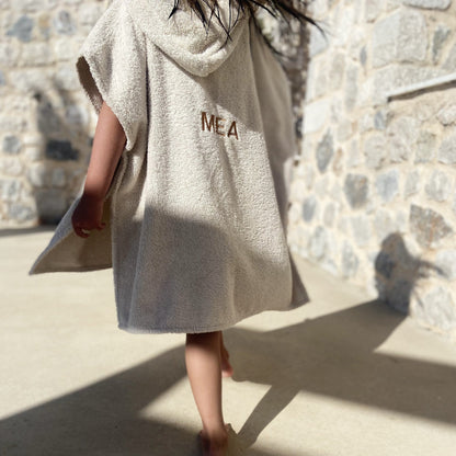 BUBBLY PONCHO | BONJOUR BEIGE