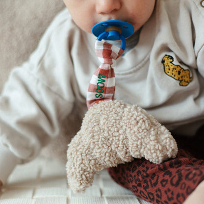 PACIFIER CLOTH | BONJOUR LITTLE CROISSANT
