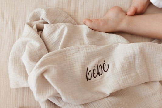 GIANT SWADDLE - BONJOUR BEIGE