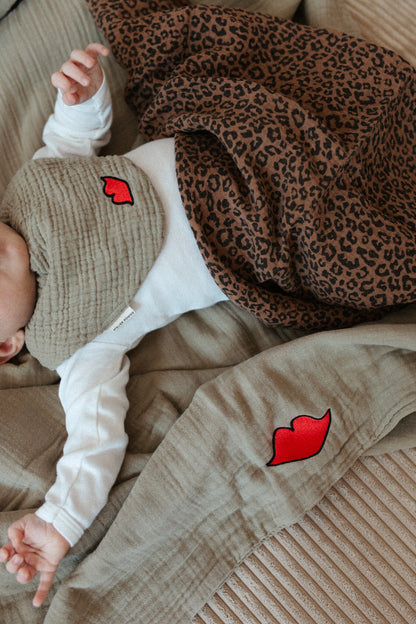 FLAT SHEET CRIB | LEOPARD