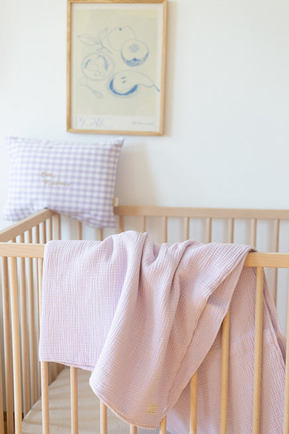 MUSLIN BLANKET LUCKY LILA | COT