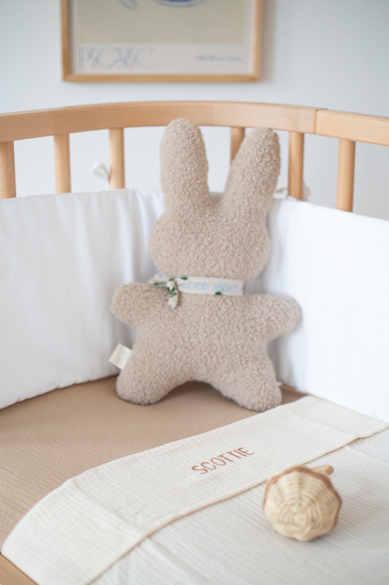 FLAT SHEET CRIB | COSY WHITE