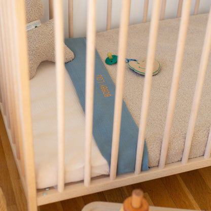 FLAT SHEET COT | MISTY BLUE