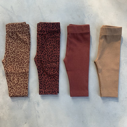 TINY HAPPY PANTS | LEOPARD BROWN