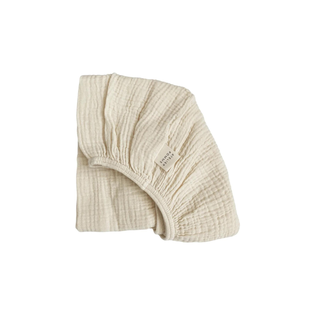 FITTED SHEET COT  | COSY WHITE