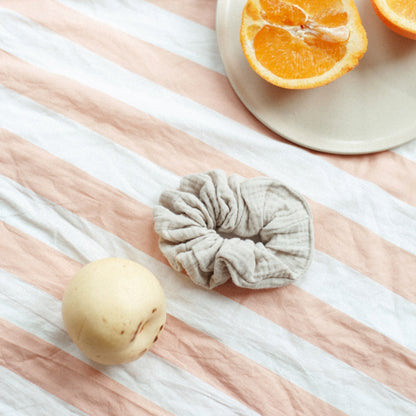 OVERSIZED SCRUNCHIE MUSLIN COTTON