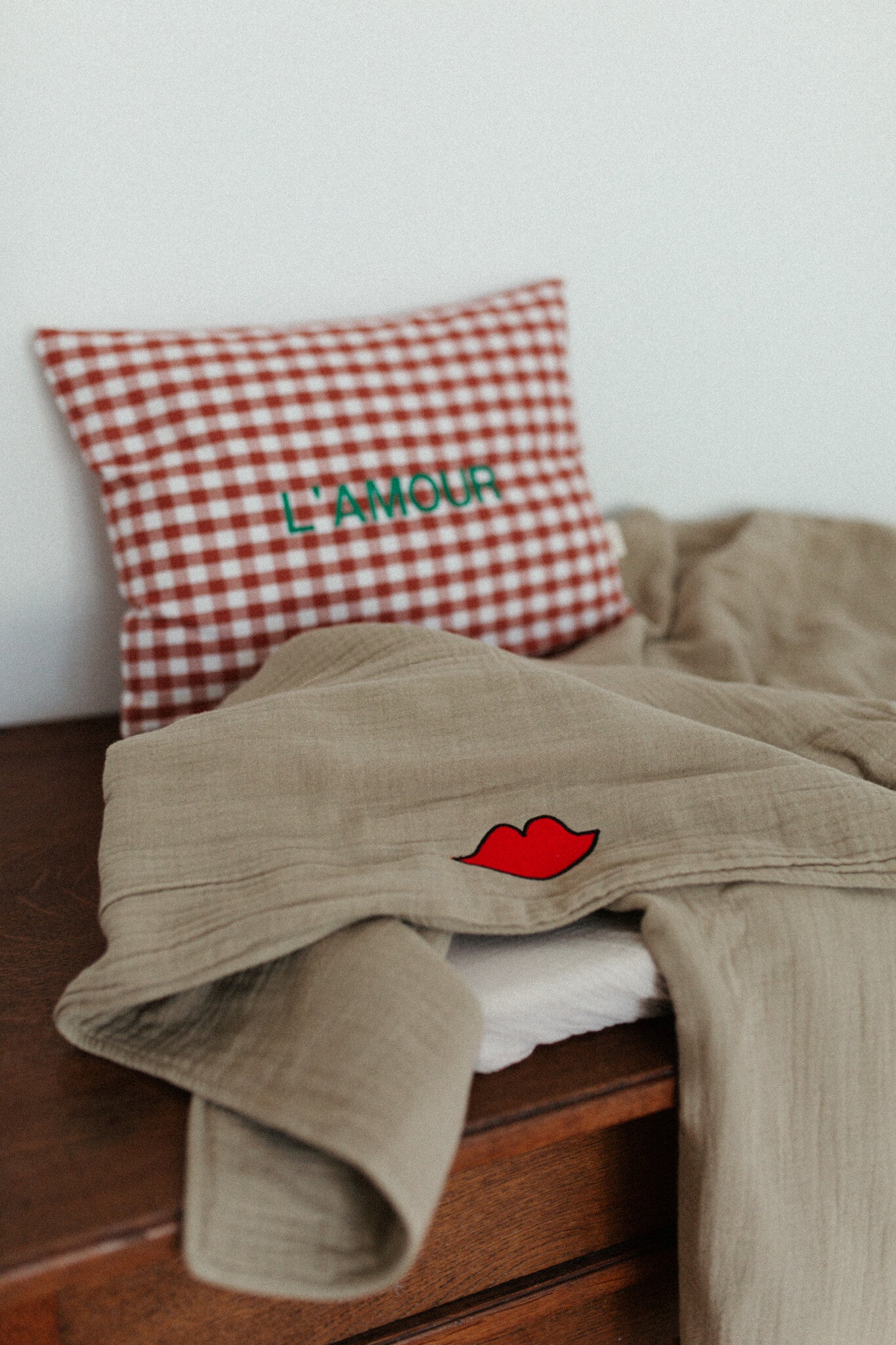 MUSLIN BLANKET CRIB | MORNING MOSS