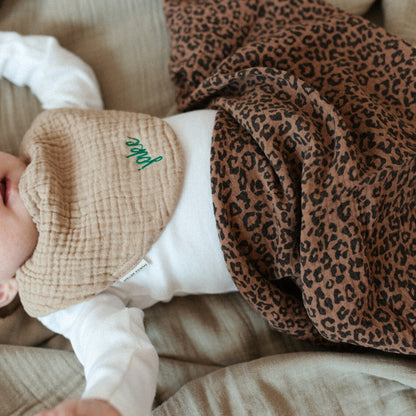 TINY BIB | FINE BROWN