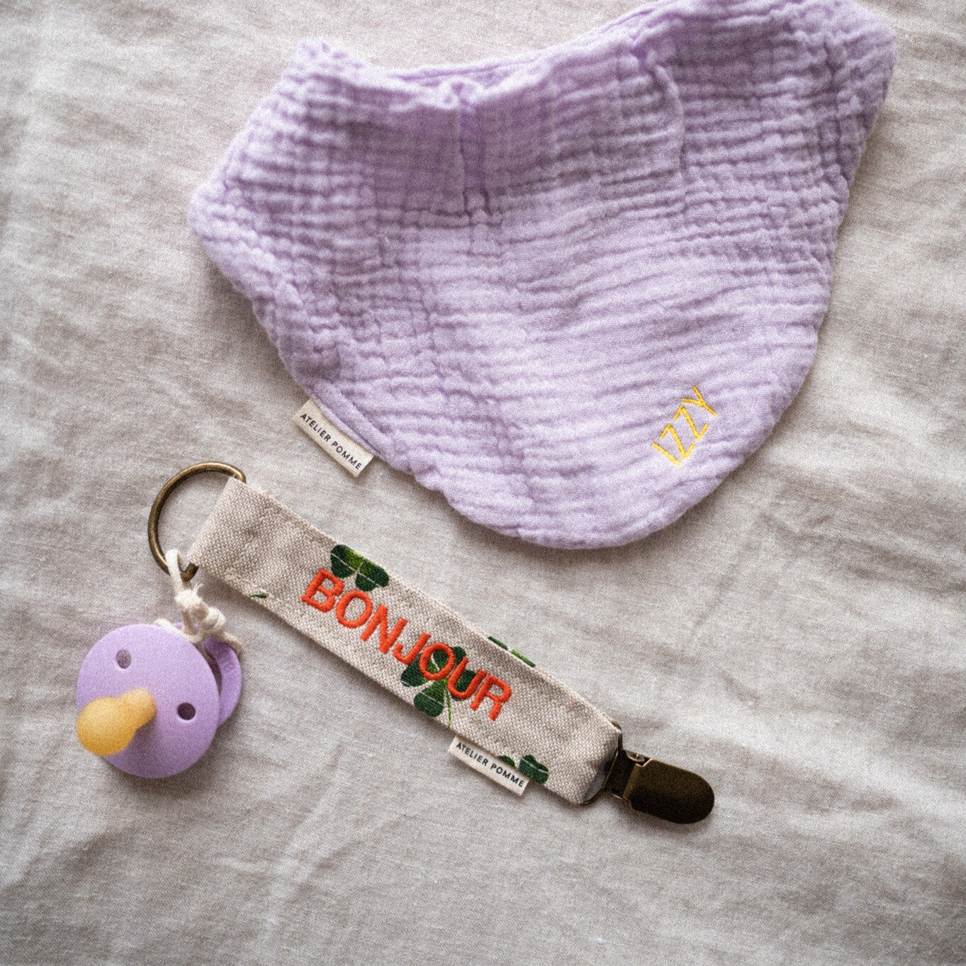 PACIFIER CORD | LUCKY CLOVER