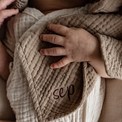 PACIFIER CLOTH CUDDLE | FINE BROWN