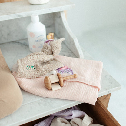 PACIFIER CLOTH CUDDLE | TEDDY