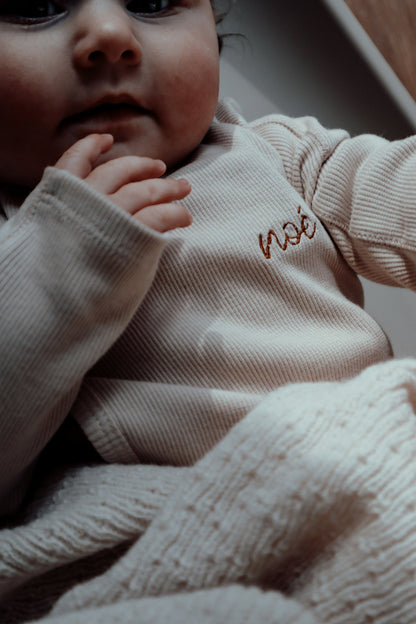 ROMPER WRAP THE BABY | BONJOUR BEIGE