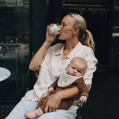 TINY BIB | BONJOUR BEIGE