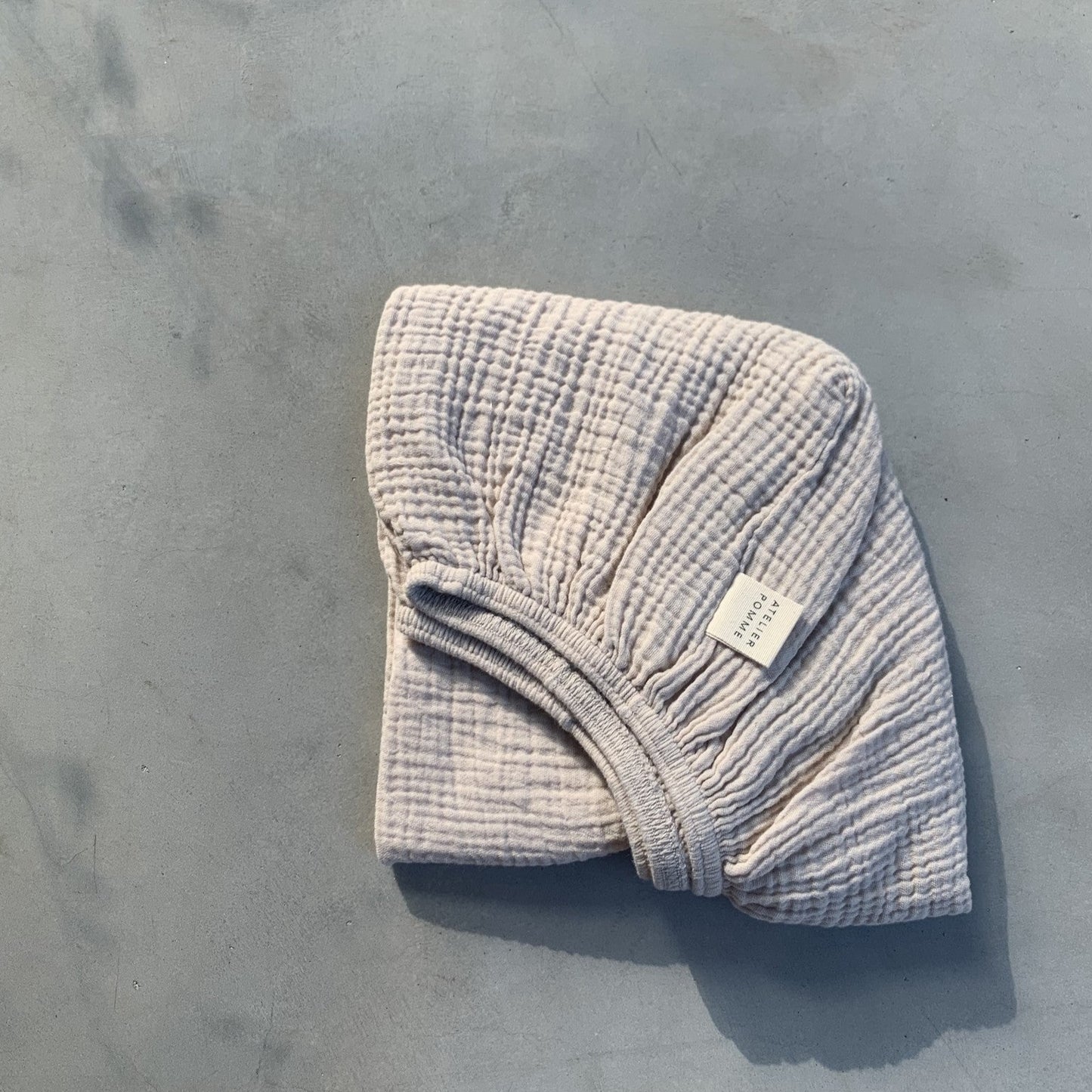 FITTED SHEET COT | BONJOUR BEIGE