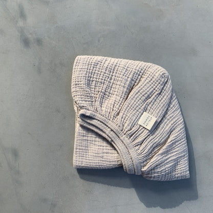 FITTED SHEET COT | BONJOUR BEIGE